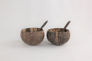 Set of 2 Coconut Drinking Bowl