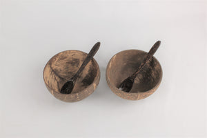 Set of 2 Coconut bowl 4.5"